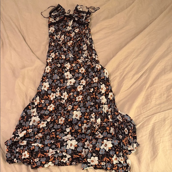 Free People Black Combo All I Wanted Maxi Slip Dress - Picture 4 of 6